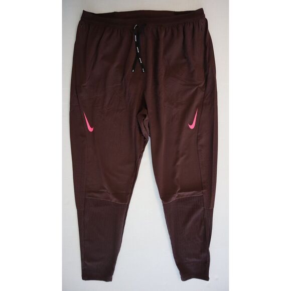 Nike DM4615-227 Men's Sz L Brown Dri-FIT ADV AeroSwift Racer Running Pants - Picture 1 of 11
